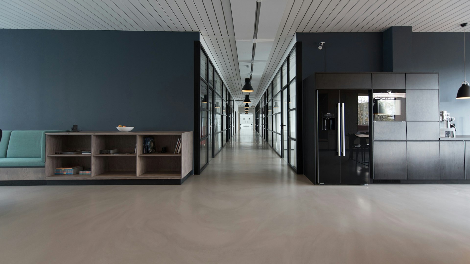 Modern office workspace